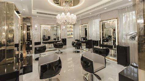 Luxury Hair Salon Interior Store Design Full Set Nail Store Display