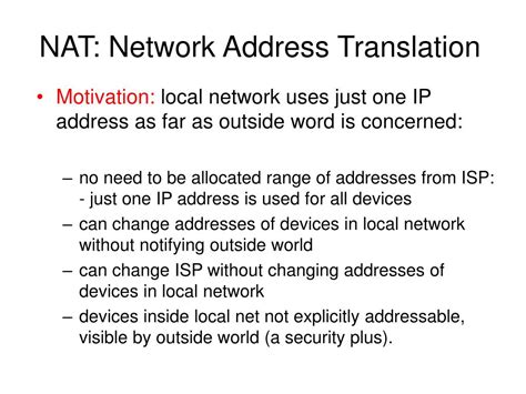 Ppt Nat Network Address Translation Powerpoint Presentation Free Download Id