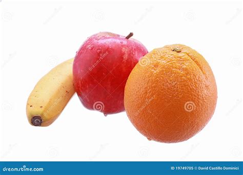 Apple Orange And Banana Royalty Free Stock Photo Image 19749705
