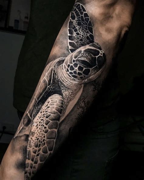 Pin By Michael Quinlan On Turtle Tattoo Designs Animal Sleeve Tattoo