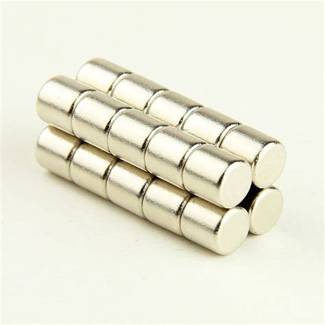 6mm X 6mm N35 Strong Disc Cylinder Round Rare Earth Neodymium Magnets