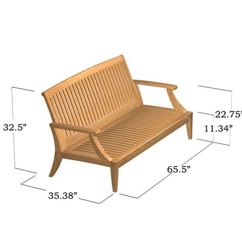 Laguna Teak Sofa With Sunbrella Cushions Westminster Teak Teak Sofa Teak Outdoor Furniture