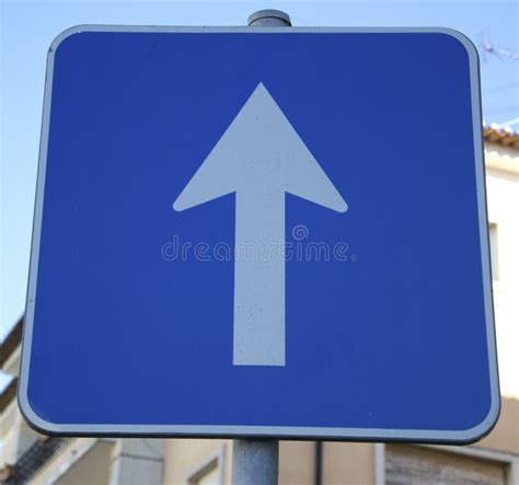 One Way Road Sign Stock Photo Image Of Warning Announce 23313678