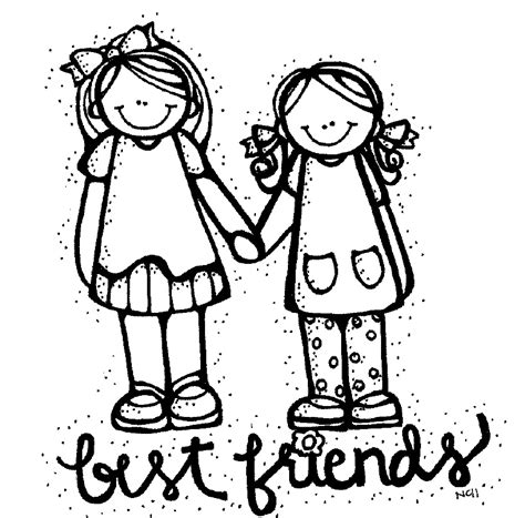 Friend Clipart Black And White Clip Art Library