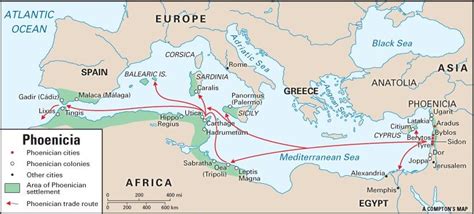 The Phoenicians Founded Colonies Wherever They Went In North And South