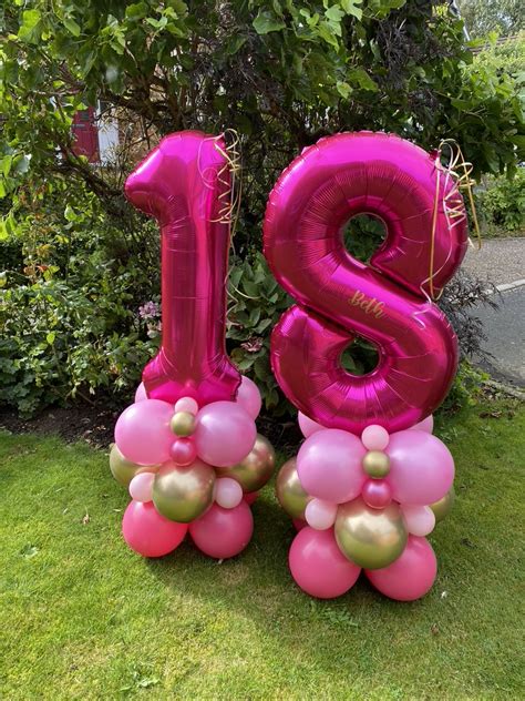 Personalised Number Stack The Little Balloon Company