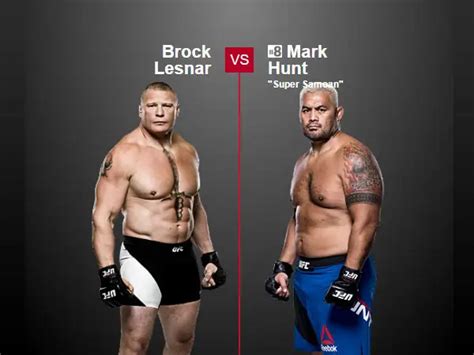 Preview Brock Lesnar Vs Mark Hunt UFC 9 July 2016