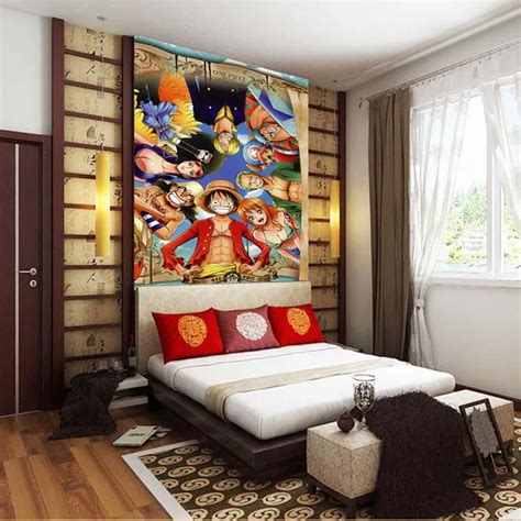 Japanese Anime One Piece Photo Wallpaper Custom Silk Wallpaper 3d Wall