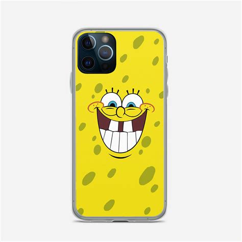 Spongebob Face Emoticon Smiley Iphone 12 Pro Case