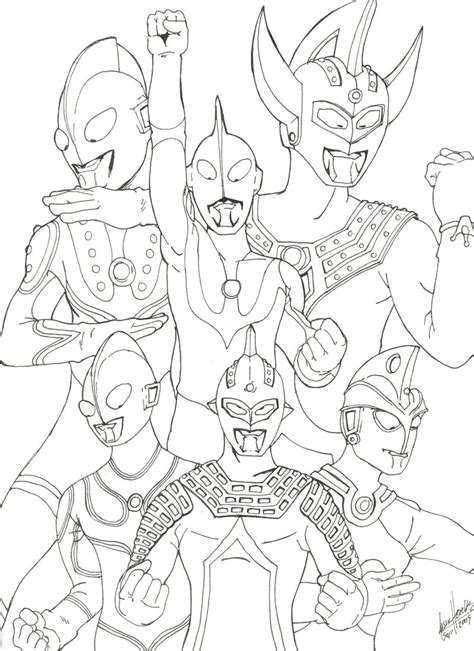 He features articulation on the arms and waist. Ultraman Coloring Pages at GetColorings.com | Free ...