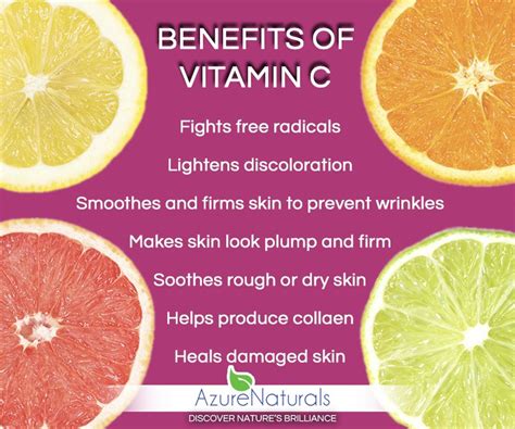 Another benefits of vitamin c. Benefits of Vitamin C! Prevent #wrinkles Soothes and heals ...