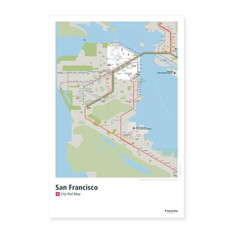 San Francisco Rail Map City Train Route Map Your Offline Travel Guide