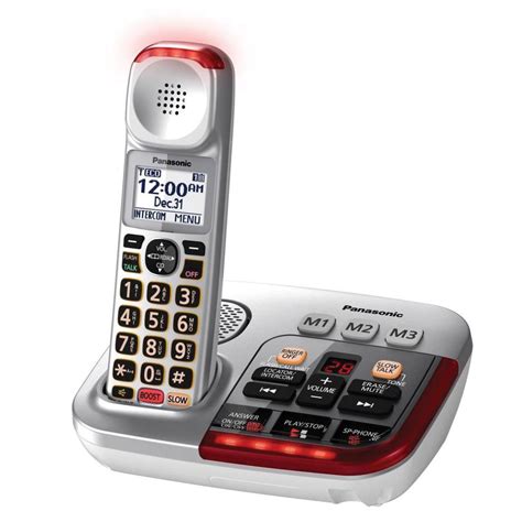 They also offer simple initial settings, easy operation and low power consumption. MaxiAids | Panasonic KX-TGM450S Amplified Cordless Phone ...