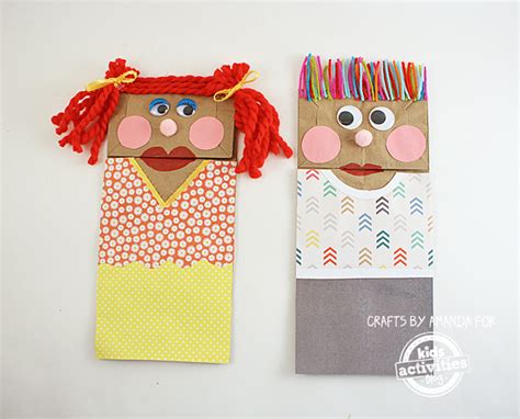 Silly Fun And Easy Paper Bag Puppets For Kids To Make Kids Activities Blog