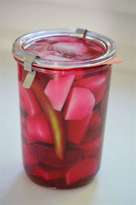 Pickled Turnips And An Introduction To Aunt Hilda Rose Water
