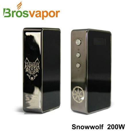 100 Authentic Original Snow Wolf 200w Tc Box Mod Snowwolf Vape