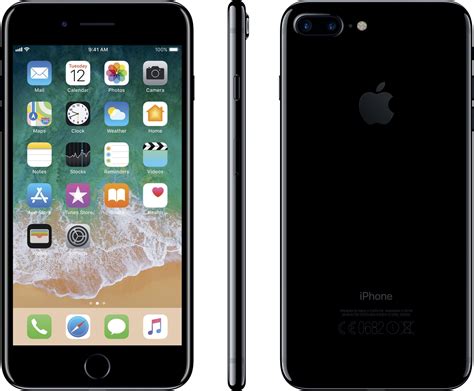 Apple Iphone 7 Plus A1661 128gb Jet Black Fully Unlocked Smartphone Ebay