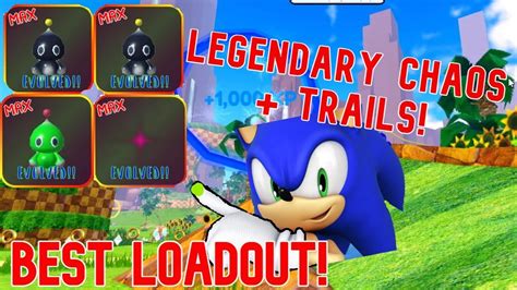 The Best Trails And Chaos Loadout In Sonic Speed Simulator A Guide