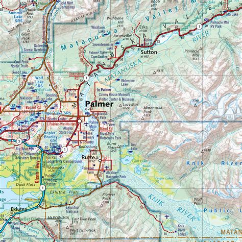 Alaska Road And Recreation Atlas — Benchmark Maps