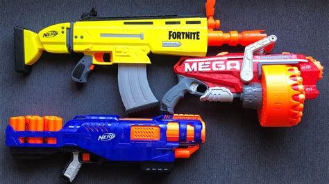 Nerf gun micro shots fortnite battle bus epic games hasbro new in box. NERF GUNS! Favorite Nerf Weapons Fortnite AR L SCAR - Mega ...