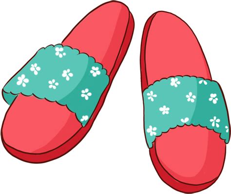 Slippers Cartoon Png Clipart Full Size Clipart 5751442 Pinclipart