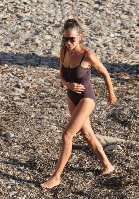 Sarah Jessica Parker In A Swimsuit In Ibiza August Celebsla Com