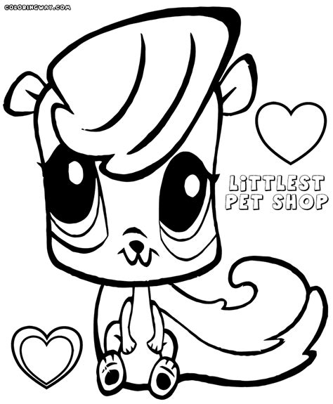 My Littlest Pet Shop Coloring Pages Coloring Home