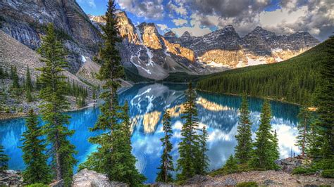 2560x1440px Free Download Hd Wallpaper Moraine Lake Banff