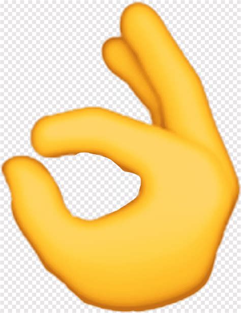 Middle Finger Emoji Outline