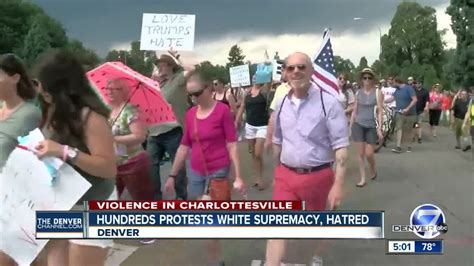 Denver Rallies To Denounce Racism Hatred And White Supremacy After