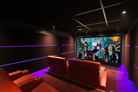 Salle De Cinema Maison Installation De Cinéma Privé à Domicile