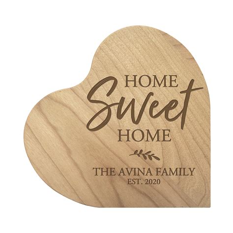 Wooden Heart Personalized Heart Shaped Wood Engraved Wood Etsy Uk