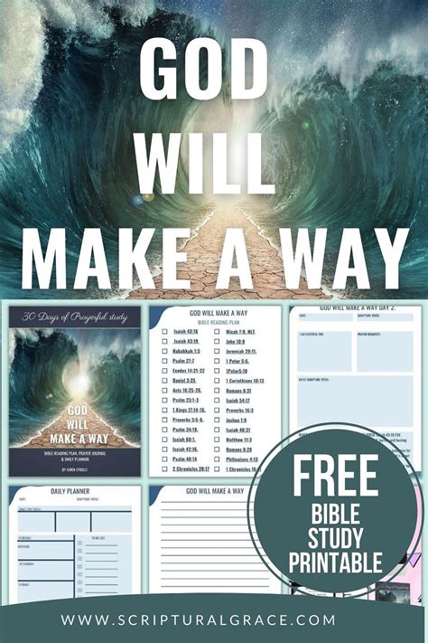 God Will Make A Way 30 Bible Verses And Printable Bible Study