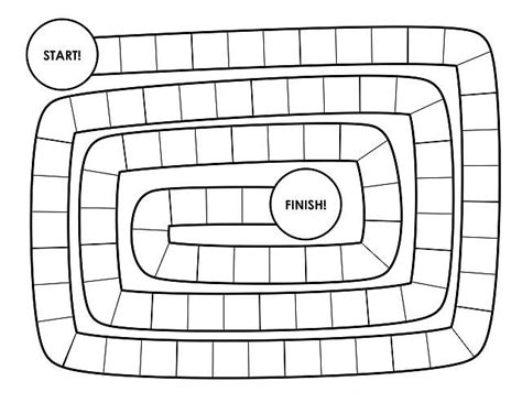 Make Your Own Board Game Board Game Template Printable Board Games