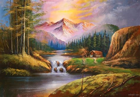 30 Perfect Beautiful Landscape Paintings Home Decoration And
