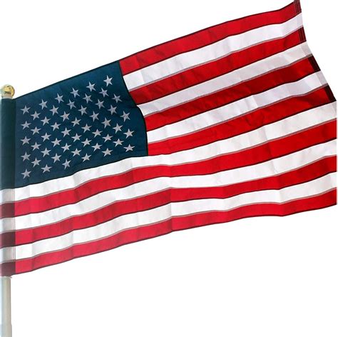 vsvo american flag pole sleeve banner style 2 5x4 ft heavy duty outdoor us usa