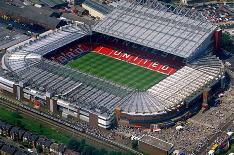 Old Trafford Football Stadium The Home Of Manchester United