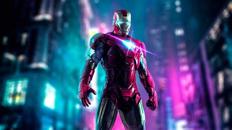 Iron man avengers wallpapers hd wallpapers 1920×1080. 1920x1080 Iron Man Neon Art Laptop Full HD 1080P HD 4k ...