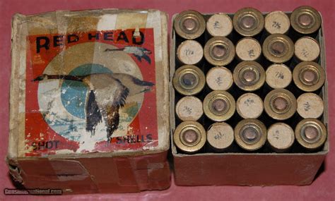Rare Full Box Of Redhead Brass 410 Shotshells