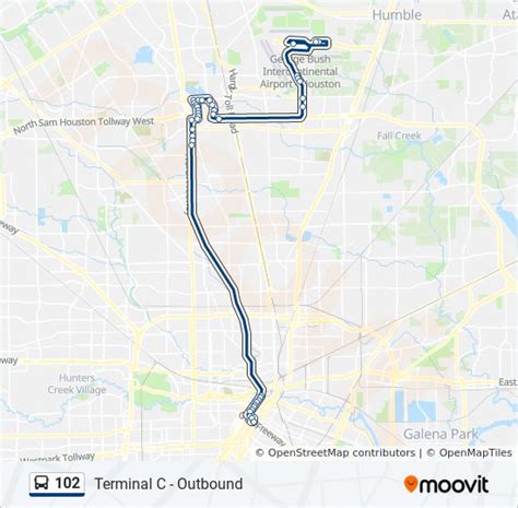 102 Route Schedules Stops And Maps Terminal C Outbound Updated