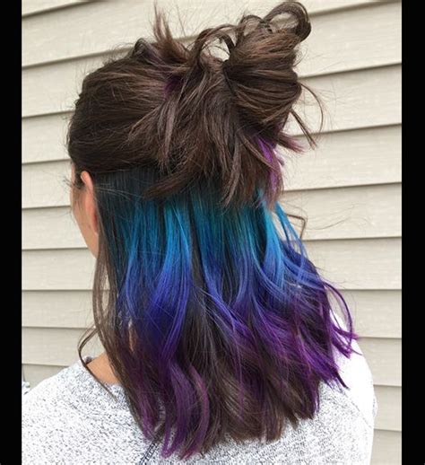 Hair Color Streaks Hair Color Purple Cool Hair Color Hair Highlights
