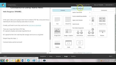 Your code will look like the following. How To Embed PDFs into Mailchimp Campaigns - YouTube