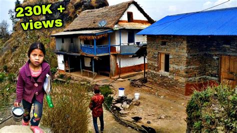 Very Beautiful East Nepali Mountain Village Lifestyle Bijayalimbu