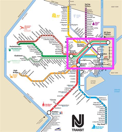 Ny Nj Path Train Map