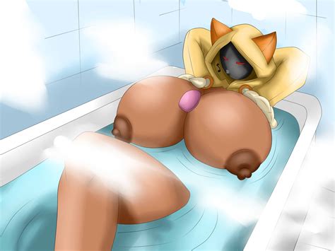 Rule 34 Bathing Big Breasts Blazblue Blush Breasts Catgirl Dark