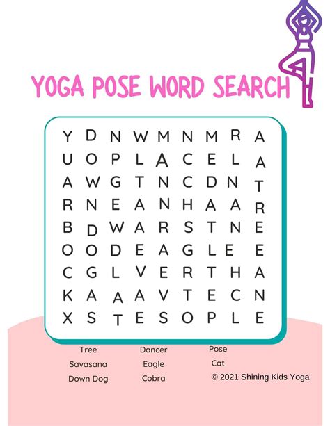 Printable Chakra Yoga Poses Printable Word Searches The Best Porn Website