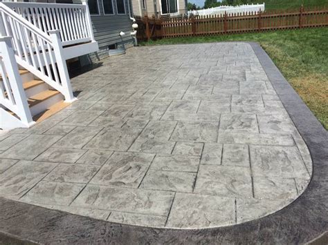 How To Frame A Stamped Concrete Patio Blackwater Concrete