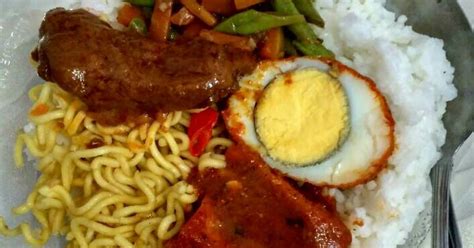 Resep Nasi Campur (Rendang + Bumbu Bali) oleh Nyonya Jaya ...