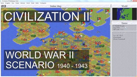 Civilization Ii World War Ii Scenario 1940 1943 Youtube