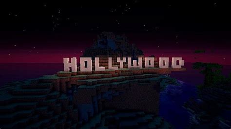 Hollywood Sign Minecraft Project